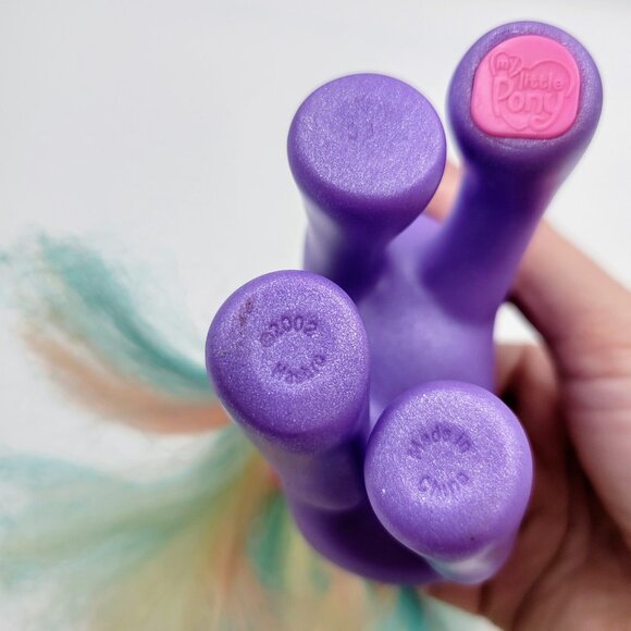 My Little Pony Peach Surprise 2002 G3 MLP Purple Butterfly Hasbro Toy Read - Picture 7 of 10